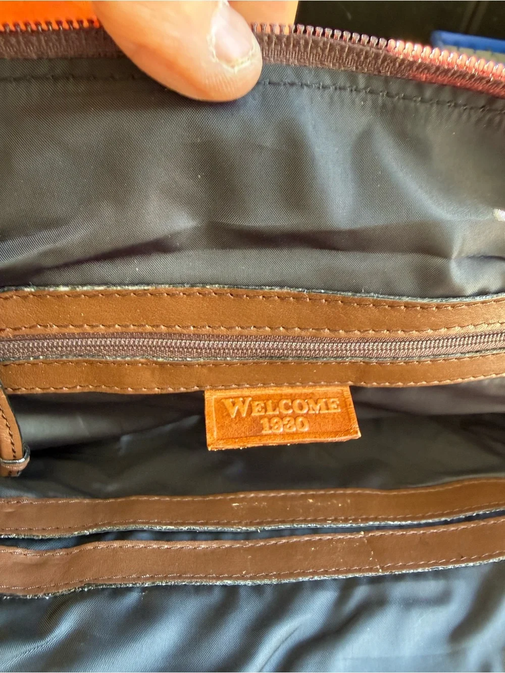 Leather Travel Tote Bag - Brown by Welcome 1880